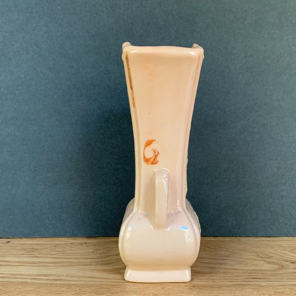 VTG Vase Cameo -like Handles Woman Ceramic Soft Pink - Picture 8 of 12